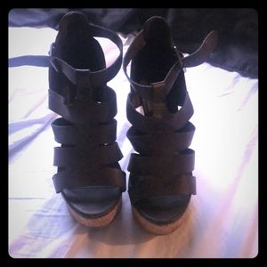 Charlotte Russe wedges, size 7